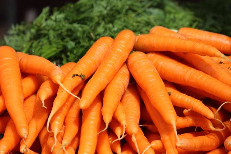 उबले हुए गाजर